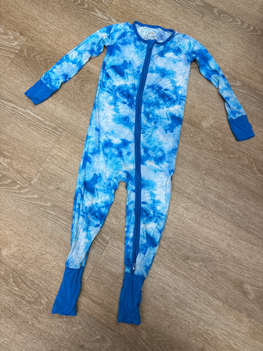 18-24m Little Sleepies Multi Blue Tye Dye Pajama