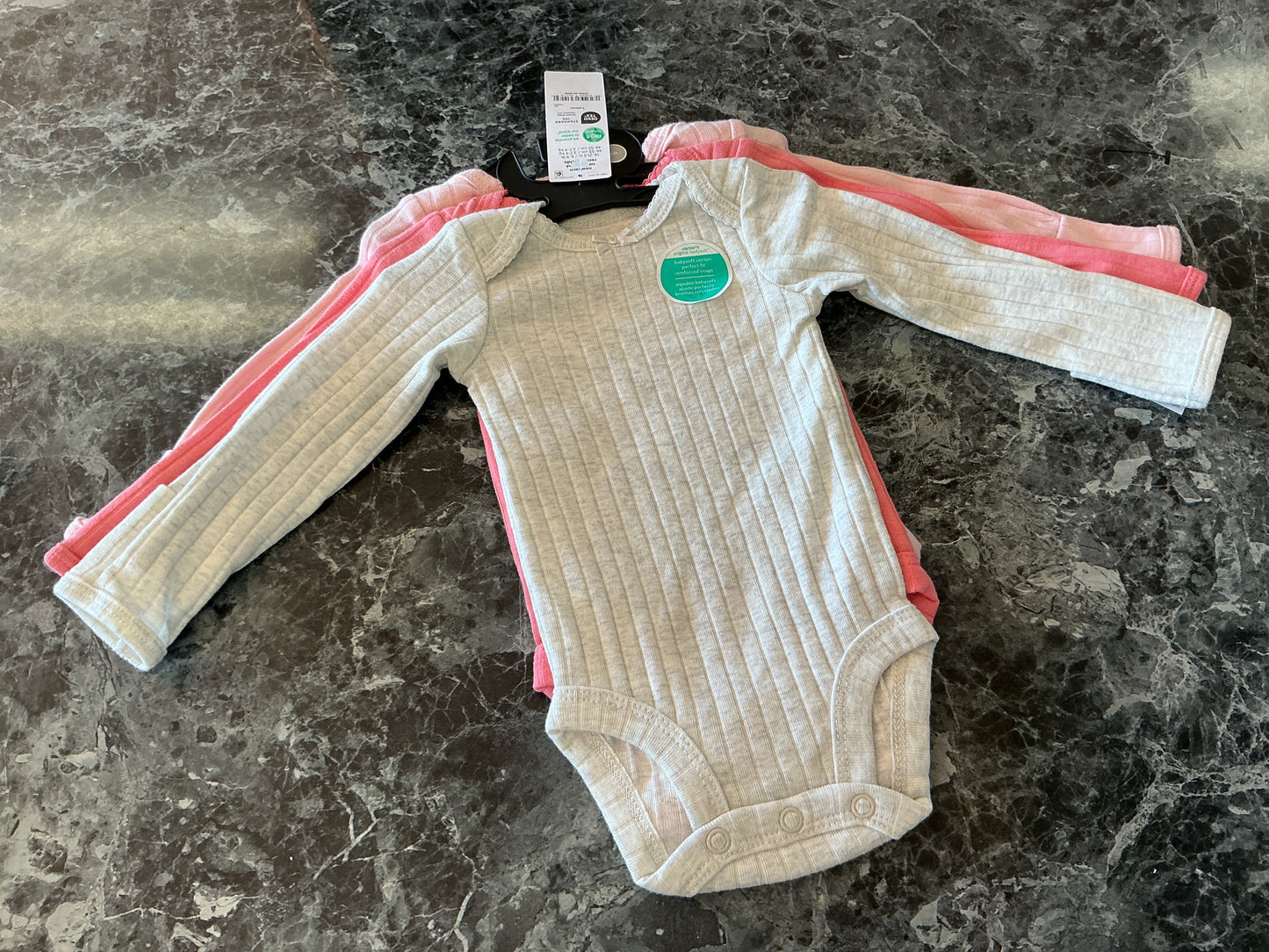 Newborn Ribbed Onesie 3 Pack