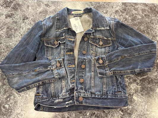 Womens Medium Pistola Dark Wash Denim Jacket