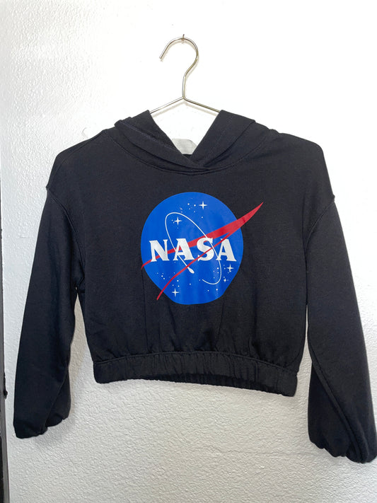 8 NASA Crop Hoodie