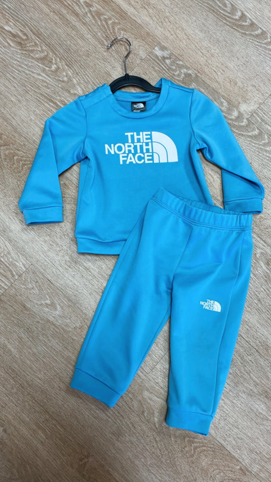 12-18m the north face blue tracksuit