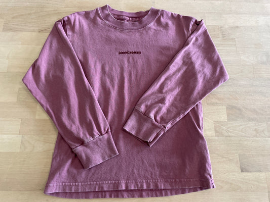 7/8 Light Maroon Abercrombie Kids Long Sleeve