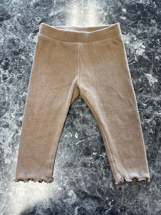 12m Olive Ribbed Legging