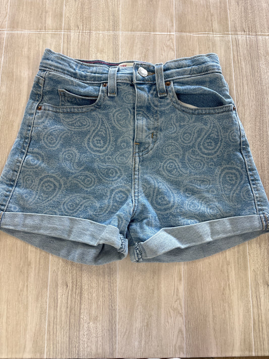 8 Levis Paisley Print Denim Shorts