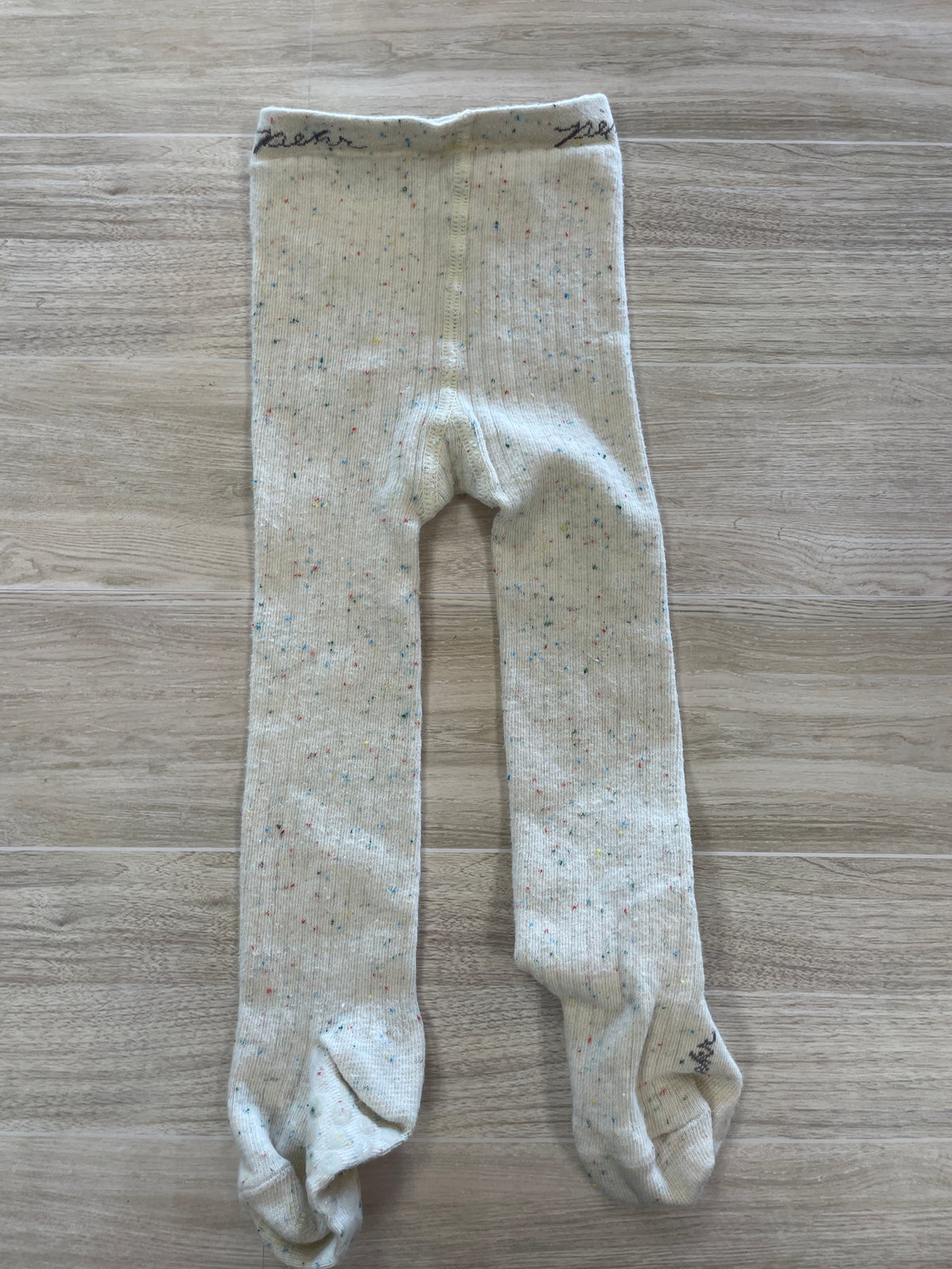 12/24m Cream Confetti Tights