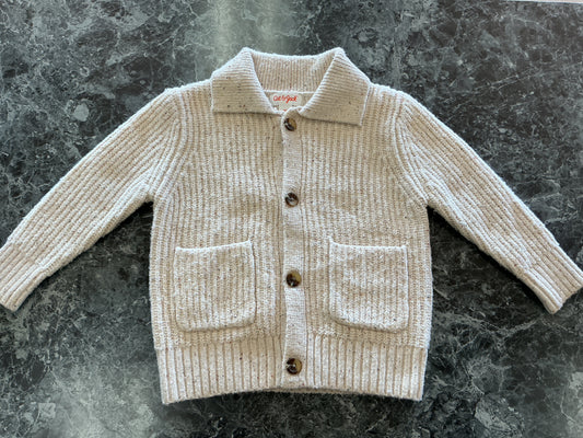 18m Cable Knit Button Cardigan