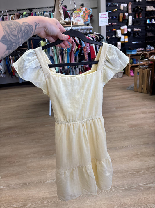 7 Yellow Layered Dress