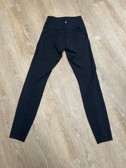 Womens 6 Lululemon Black Legging With Lace Detail