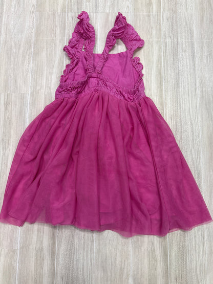 4/5 Pink Eyelet Twirl Tank Dress