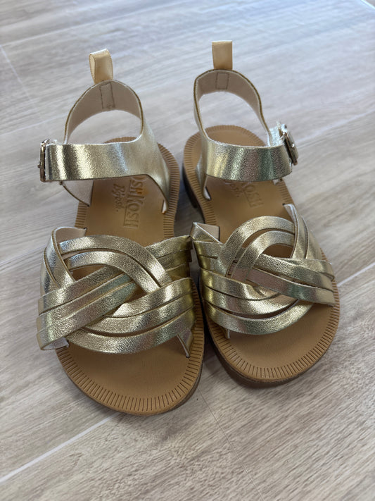 6m Gold Strap Sandals
