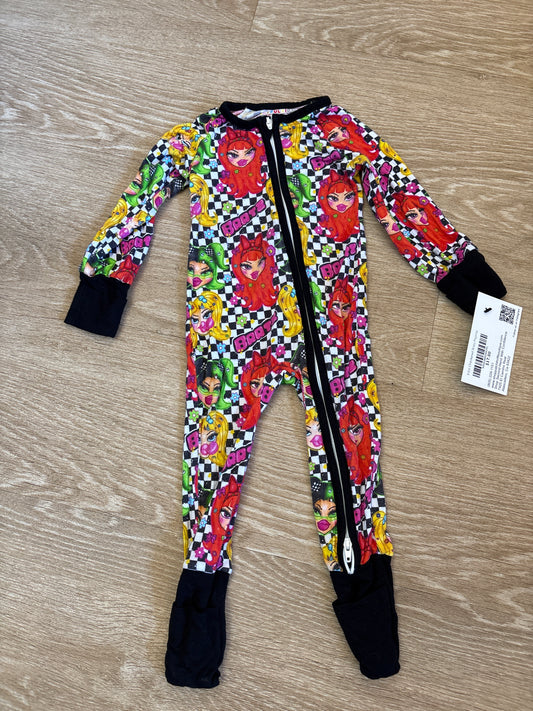 3-6m Checkered Bratz Pajama