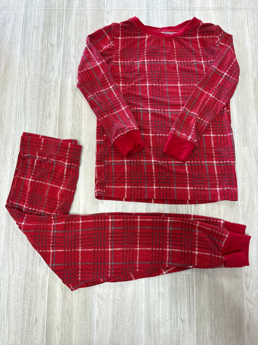5/6 Mebie Baby Red Plaid Pajama 2 Piece Set