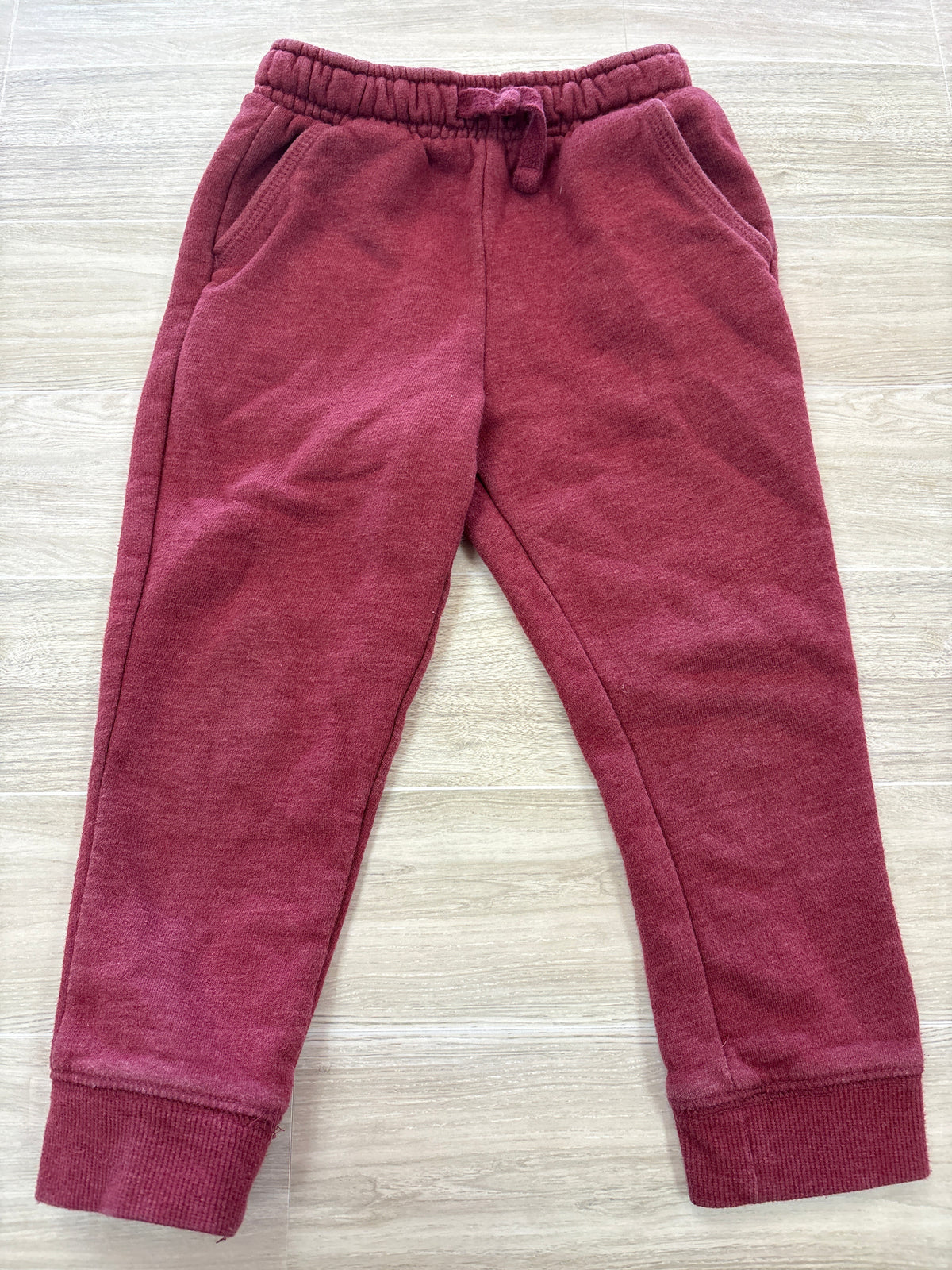3T Heathered Maroon Pull On Jogger Sweatpants