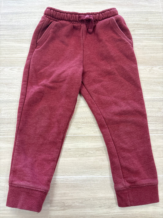 3T Heathered Maroon Pull On Jogger Sweatpants