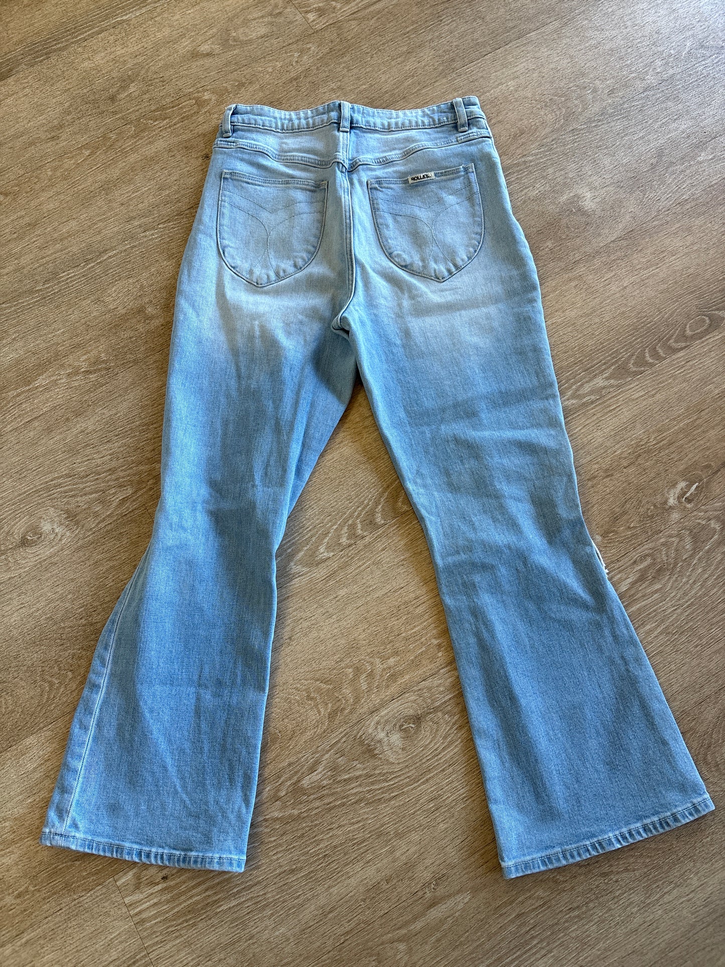 Womens Rolla Size 30 Light Wash Denim