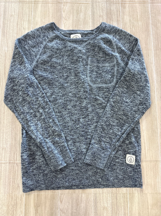 6 Volcom Heathered Blue Pocket Long Sleeve