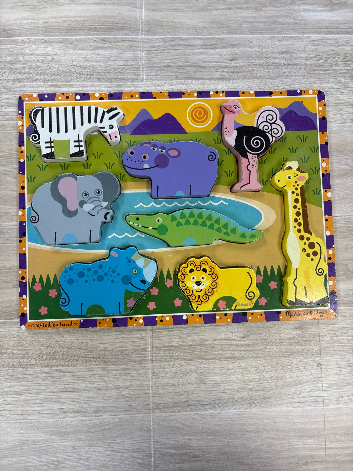 Toy - Melissa & Doug Safari Animal Puzzle