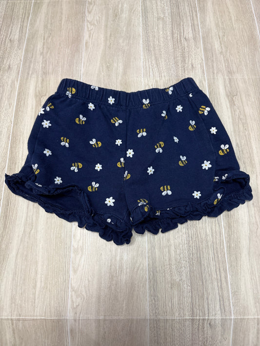 12m Navy Blue Bees Soft Shorts