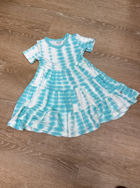NWT Kyte 2T Aqua Tye Dye Dress