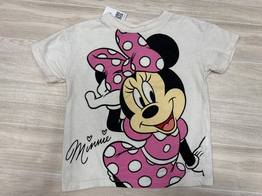 3T Cream Minnie Graphic Tee