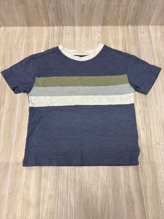 4T Organic Blue Striped Tee