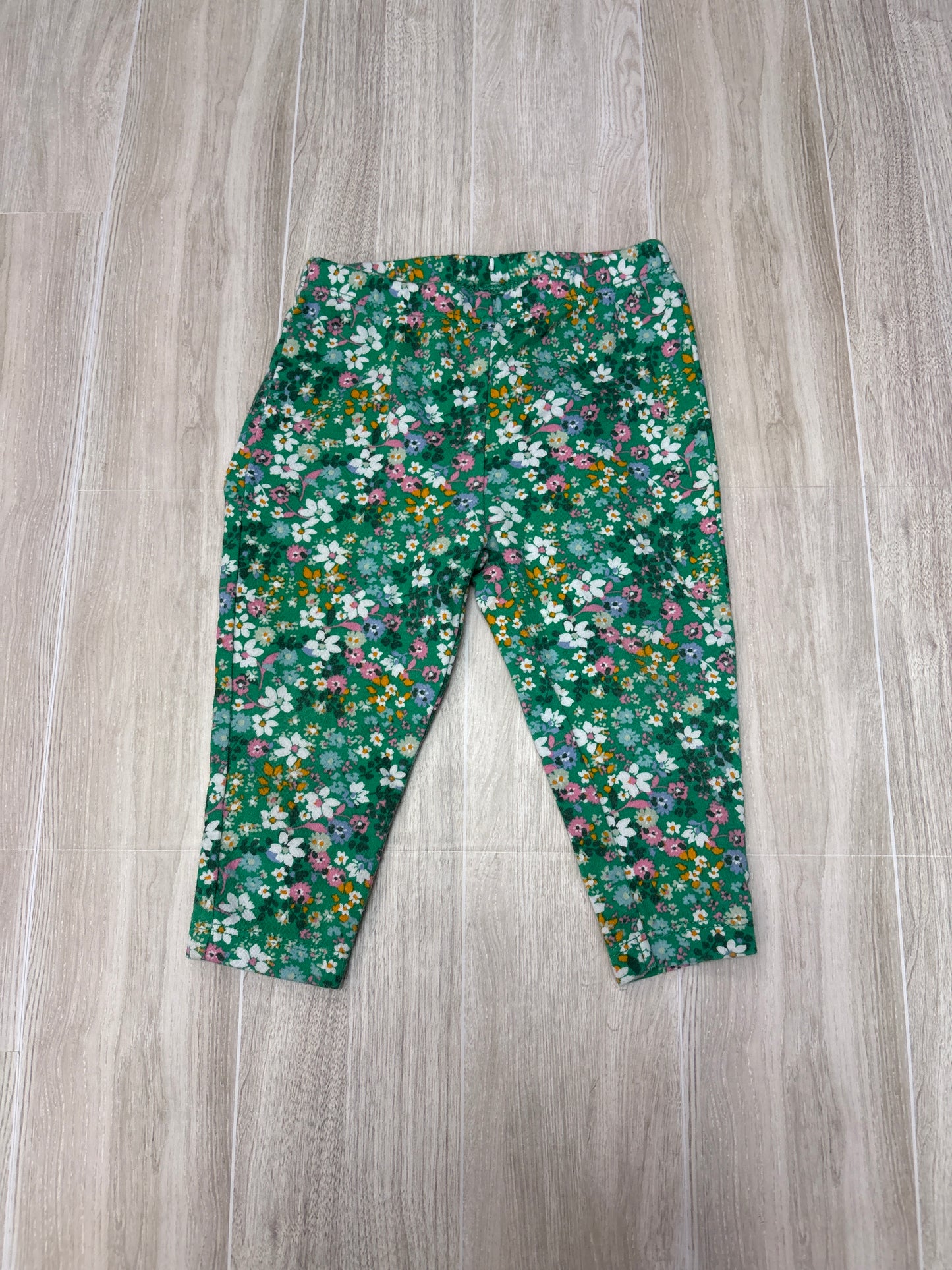 9m Green Floral Leggings