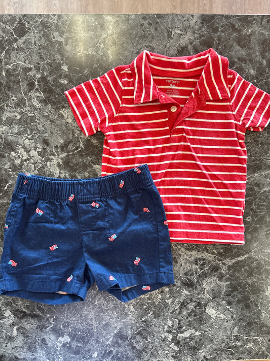9m RWB Shirt + Short Set