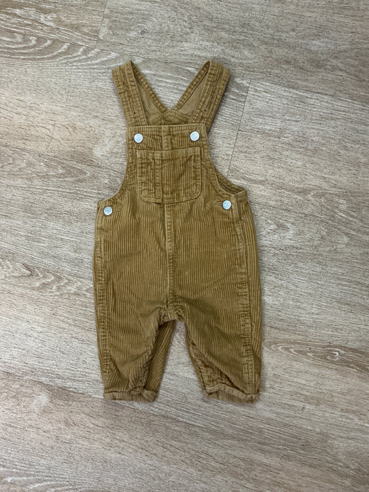 3-6m Corduroy Overall - Gold