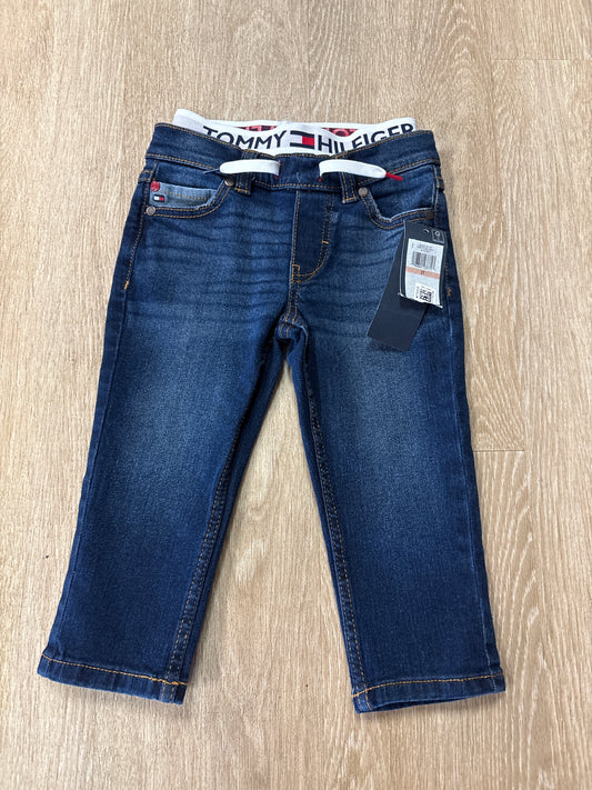 NWT 2T Tommy Hilfiger Denim Pants with Logo Waistband