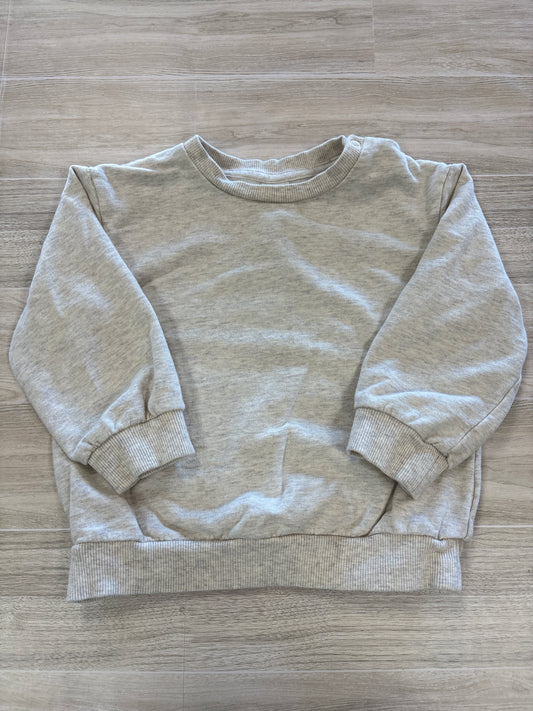 2T Heathered Cream Crewneck