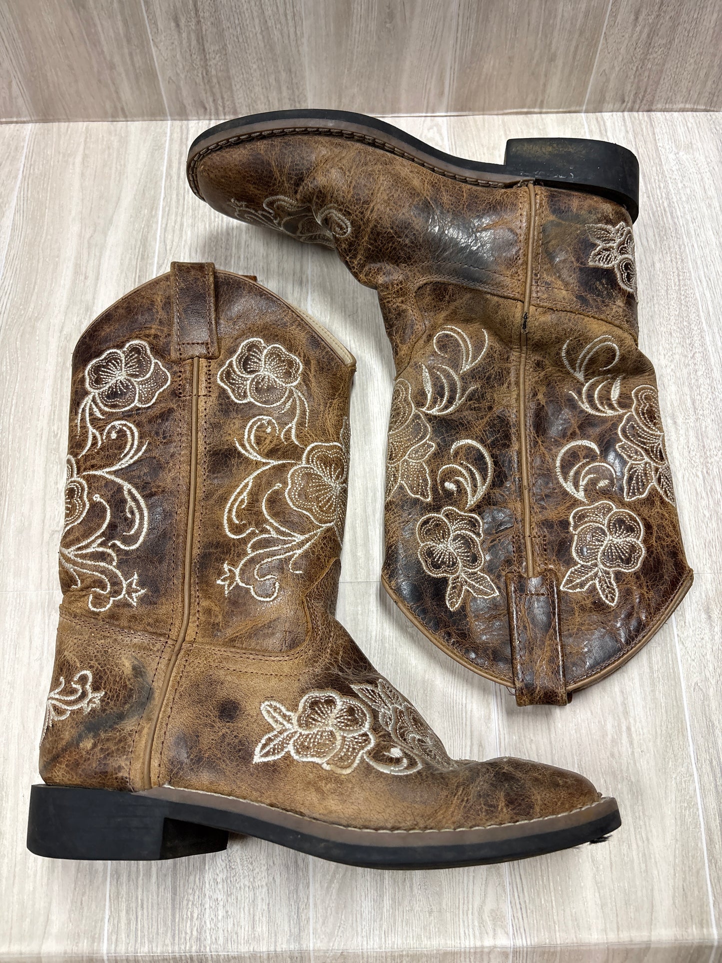 4Y Shyanne Floral Western Boot