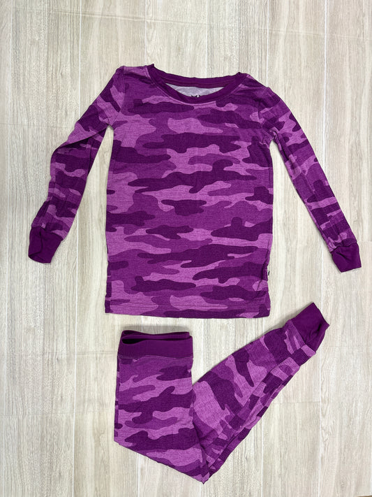 18-24m Little Sleepies Purple Camo 2 Piece Lounge Set