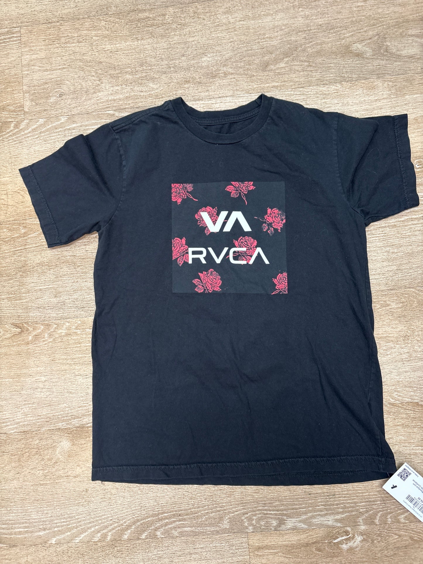 14/16 RVCA Black Roses Graphic Tee