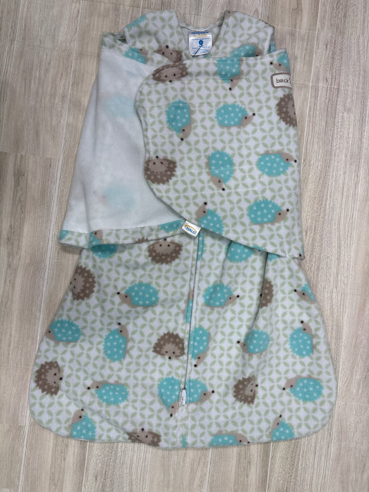 3-6m Halo Hedgehog Fleece Sleepsack Swaddle