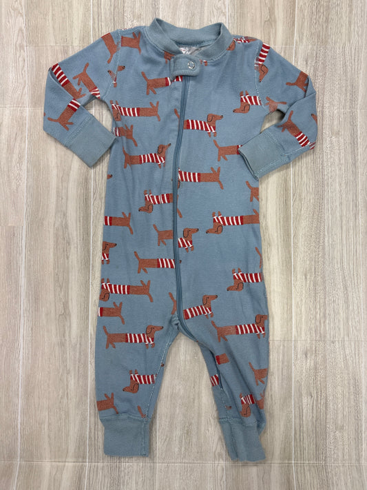 12-18m Hanna Anderson Light Blue Dog Pajama