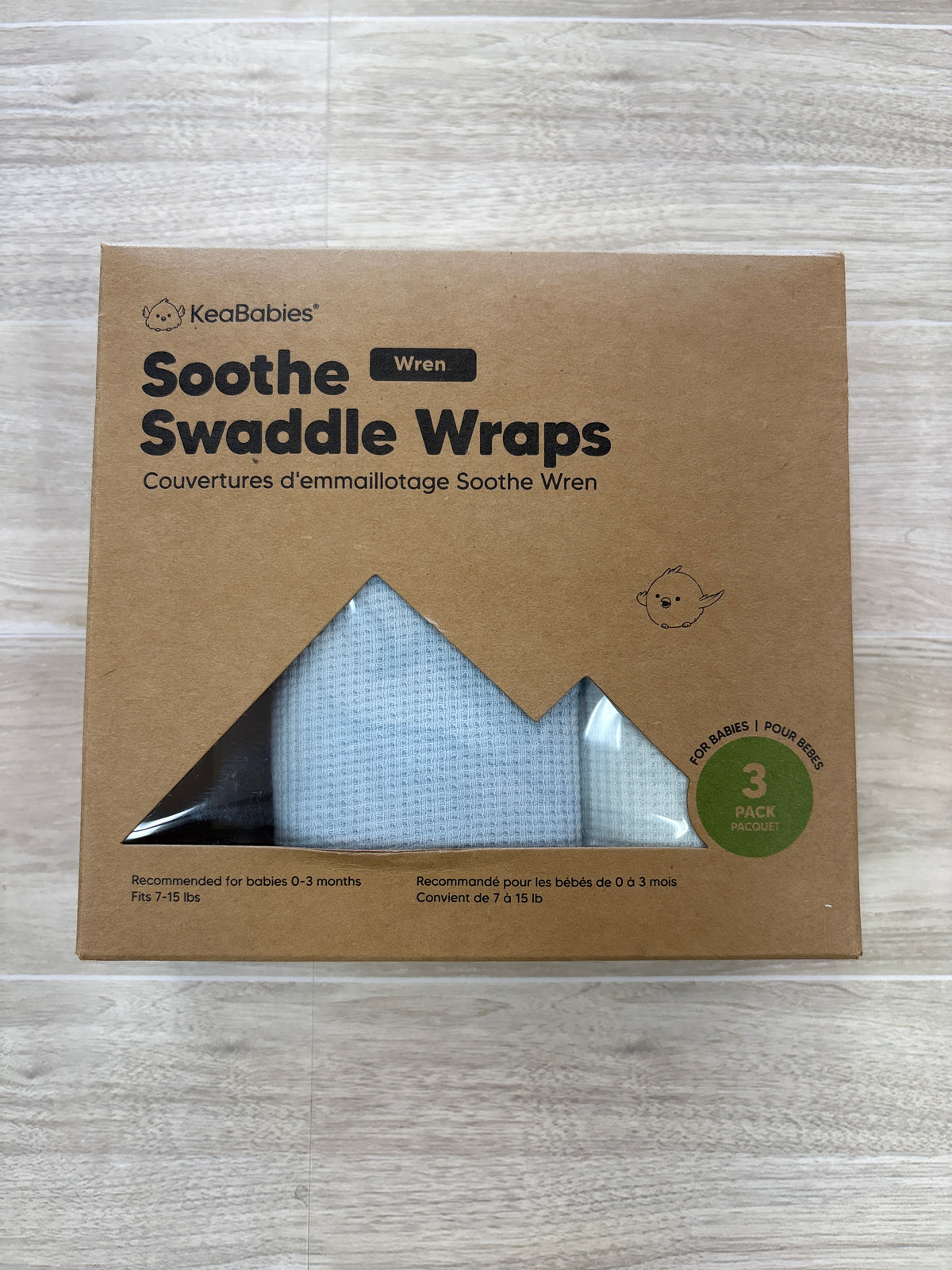 Keababies Sooth Swaddle Wraps 2 Pack