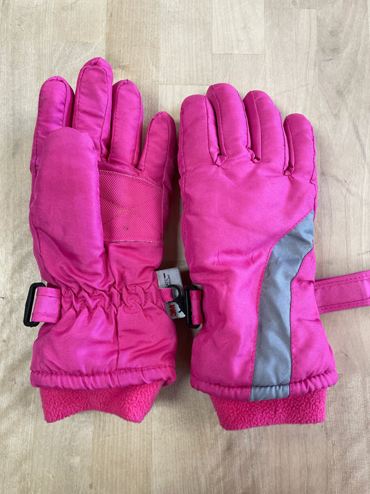 Youth 3M Pink Snow Gloves