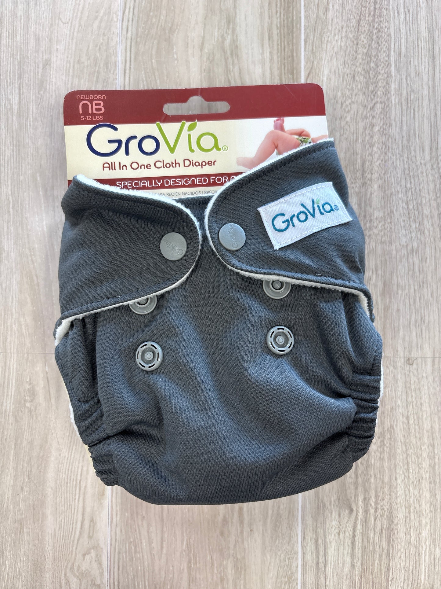 NWT Cloth Diaper - Grey