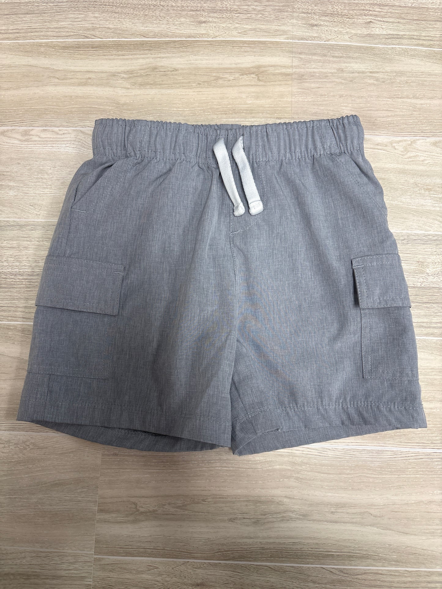 4T Grey Cargo Active Shorts
