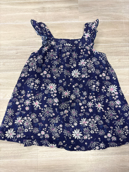 12-18m Angel Dear Blue Floral Dress+ Bloomer Set - BLEMISH