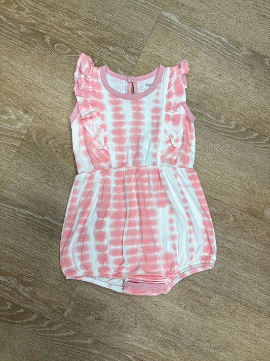 NWT 2T Kyte Blush Tye Dyed Romper