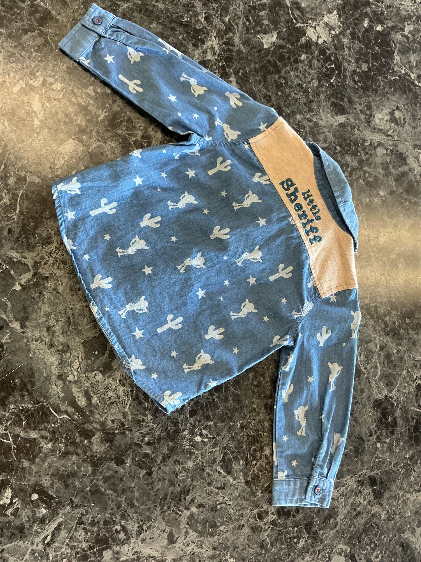 12-18m Woody Star Button Shirt