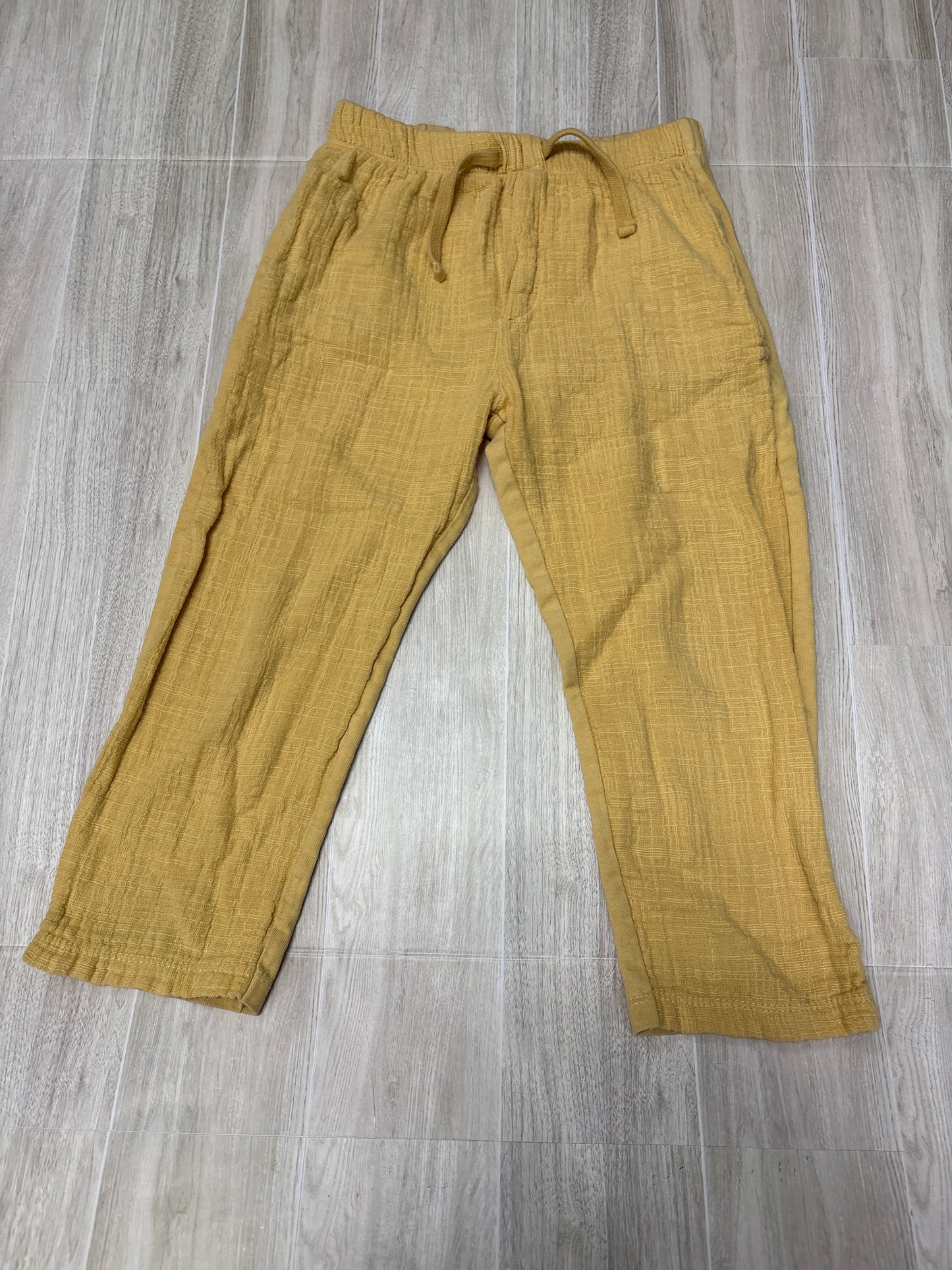 3-4 Zara Butter Yellow Gauze Pant - Blemish
