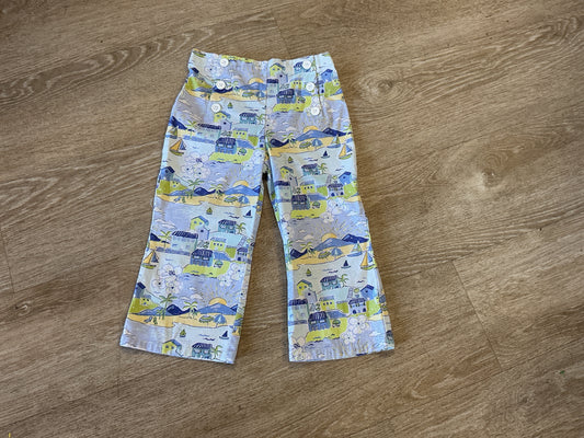3T Vintage Gymboree Beach Town Flare Pants