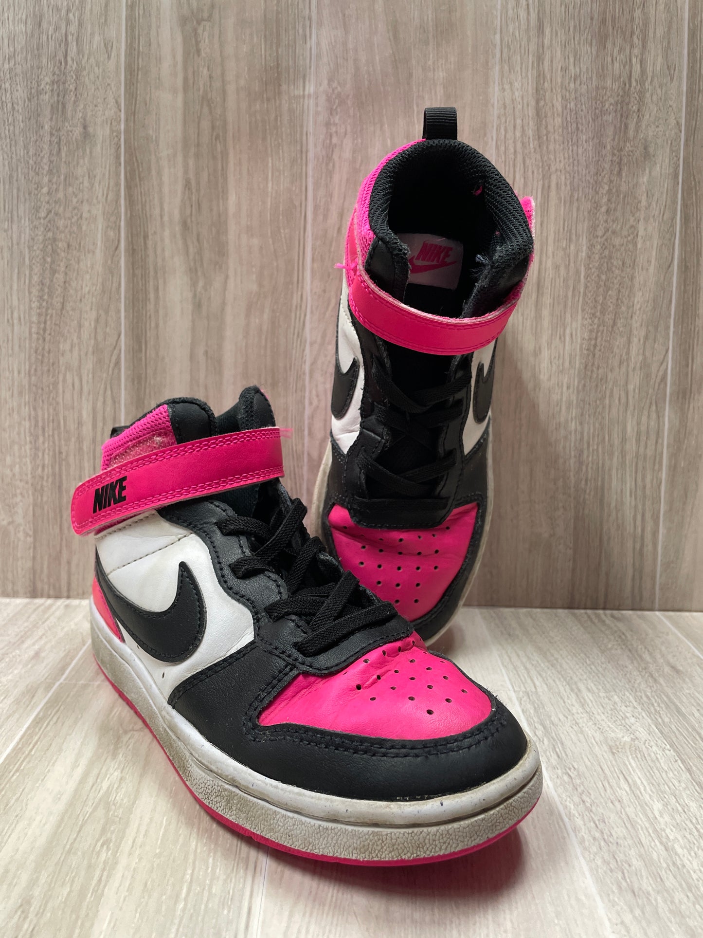 13c Nike Hot Pink/Black High Tops