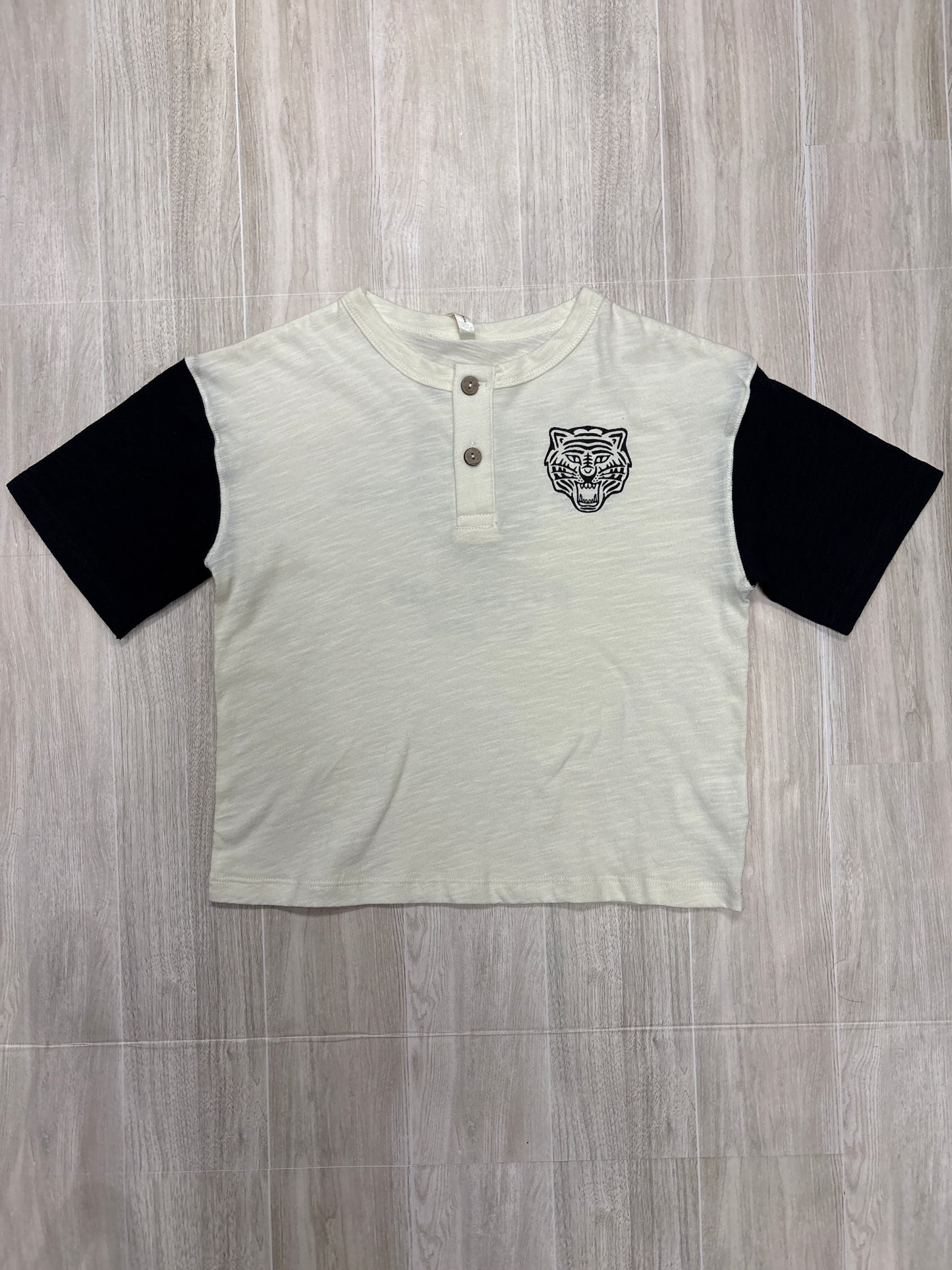 NWT 2/3 Rylee + Cru Tiger Cream/Black Graphic Tee