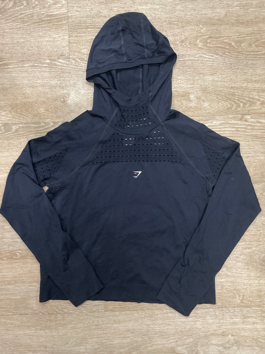 Womens Medium Gymshark Eyelet Hooded Shirt