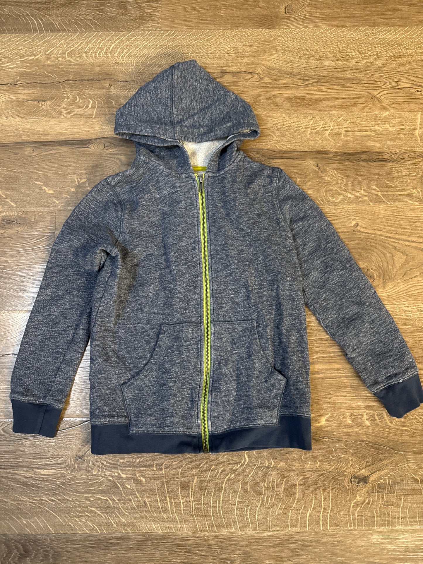 12 Tea Slate Blue Zip Up With Hood