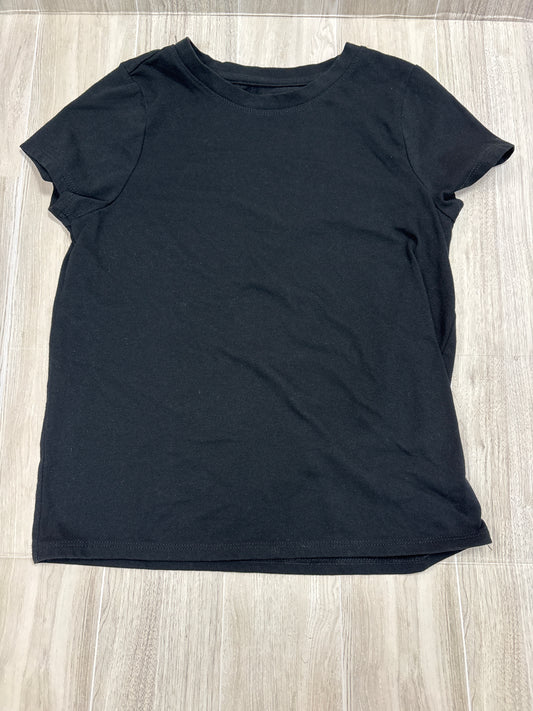 6/7 Black Basic Short Sleeve Tee