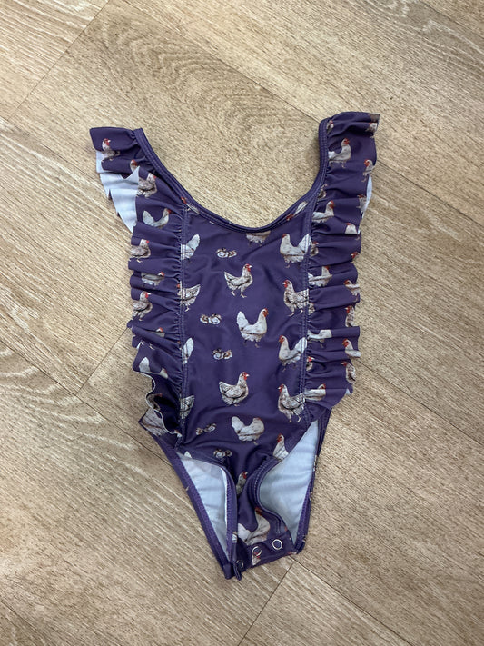2T Cowkid Clothing Rooster Swim Suit